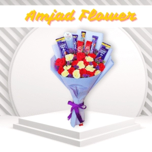 Chocolate & White Flower Bouquet