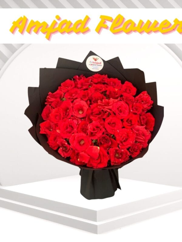 Fresh Roses Round Bouquet