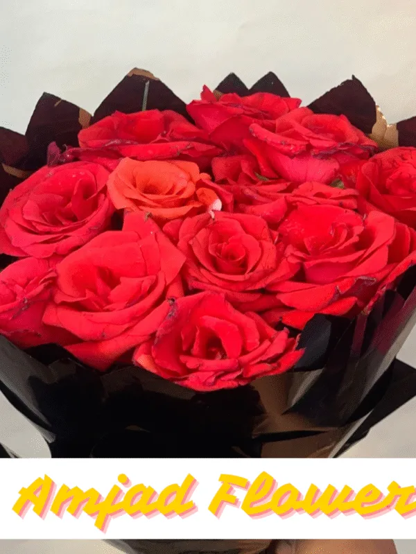 Native Red Flower Bouquet | Amjad Flower Shop