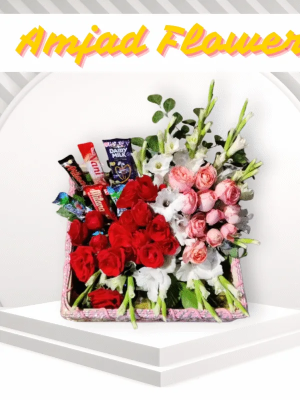 Flower Gift Basket | Amjad Flower Shop