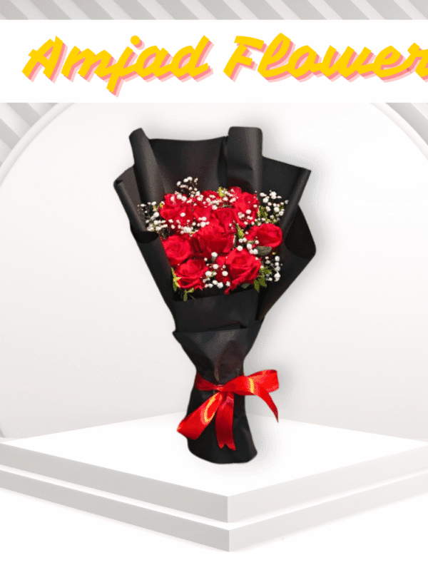 Red Rose Flower Bouquet