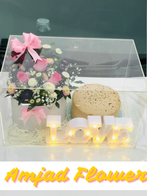 LOVE COMBO BOX | Amjad Flower Shop