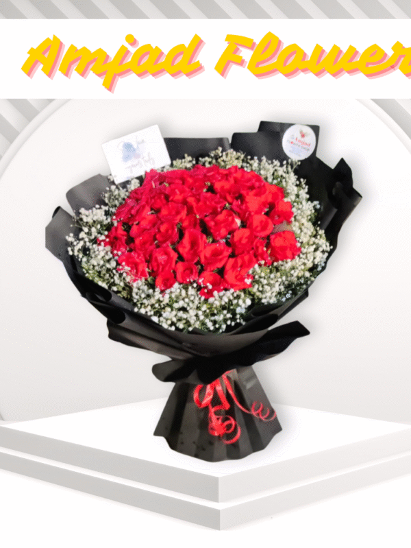 50 Red Roses Bouquet