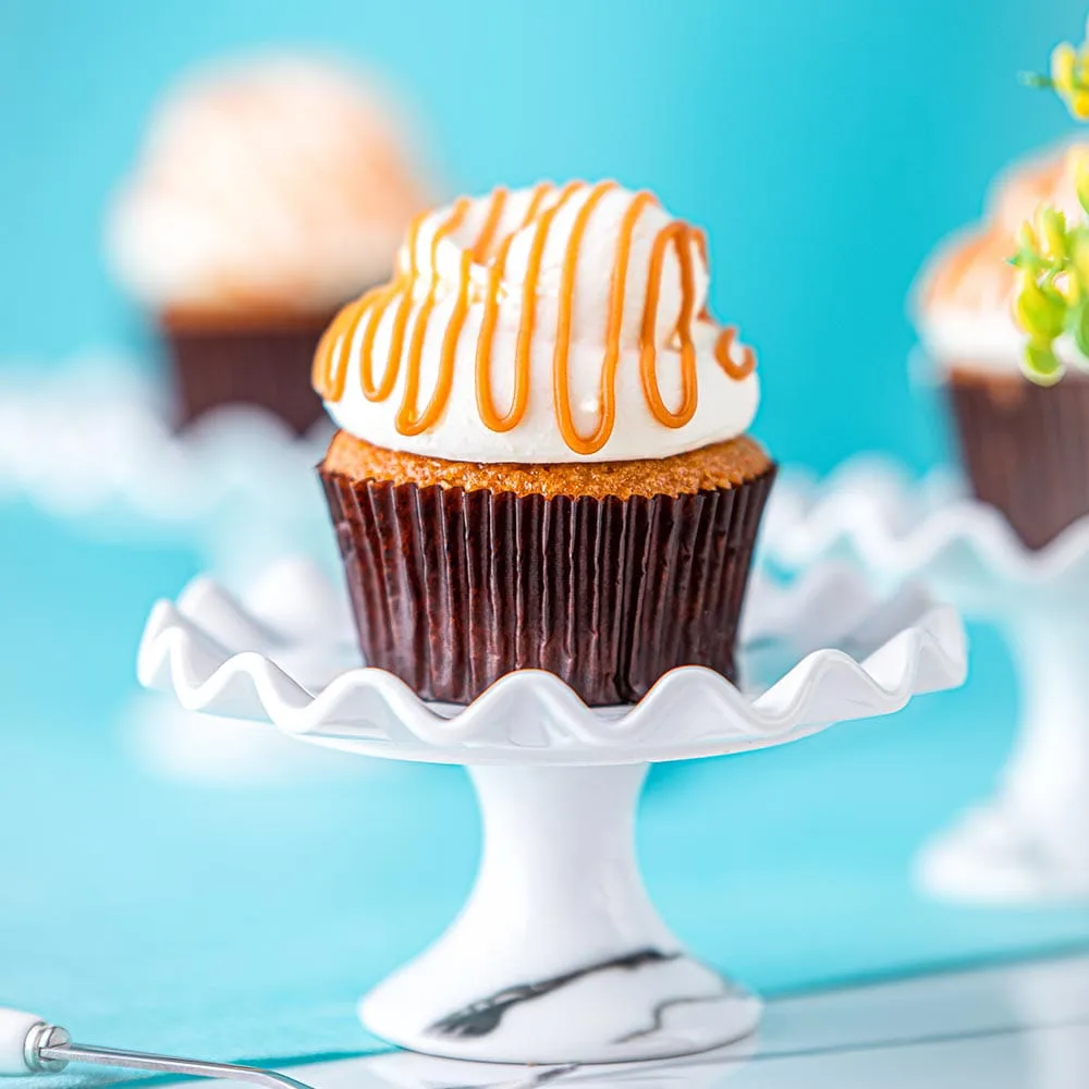salted caramel cupcake